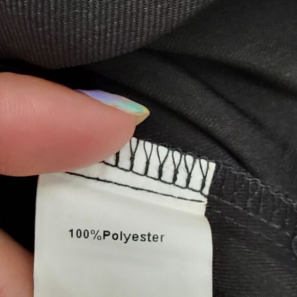 Zip Up Vest Casual Utility Outdoor Sleeveless Jacket with Pockets Black Size 2X - Picture 10 of 11